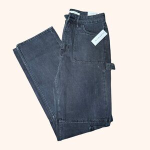 PacSun Black Carpenter 90s Boyfriend Jeans Size 27 NWT